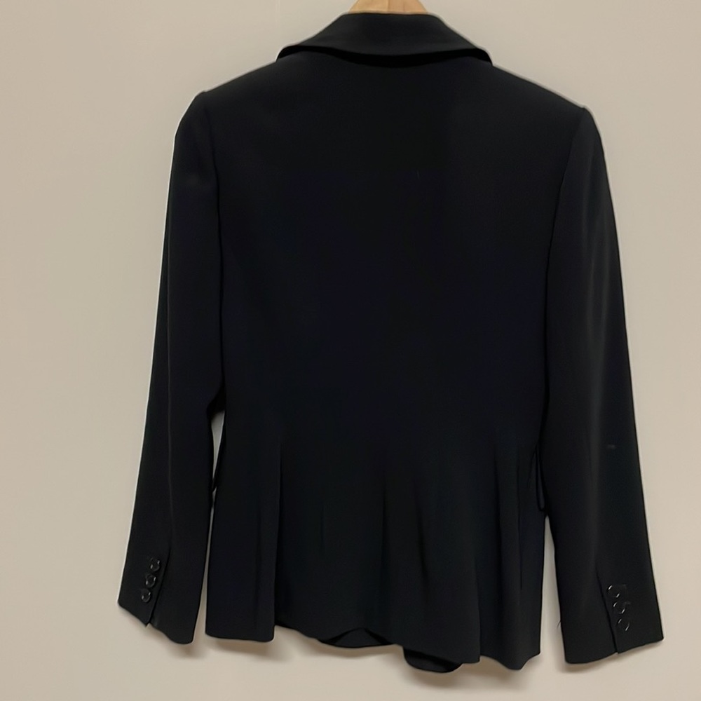 Ann Taylor Petites Black Blazer Jacket 2P - Picture 3 of 4